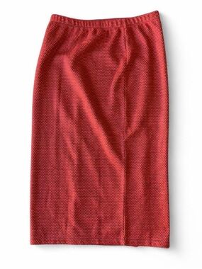 Stussy Orange pencil skirt, M